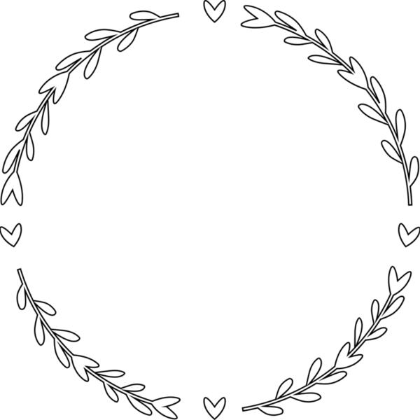 Floral Wreath Frame Thumbnail