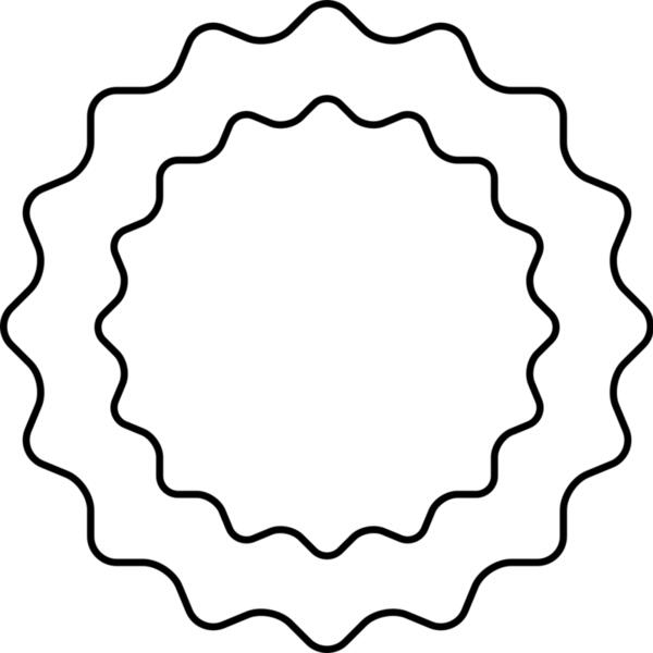 Scalloped Seal Frame Thumbnail