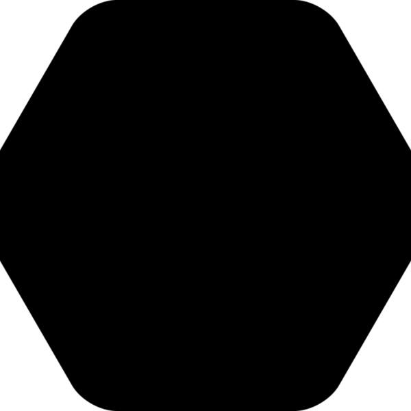 Rounded Hexagon Badge Thumbnail