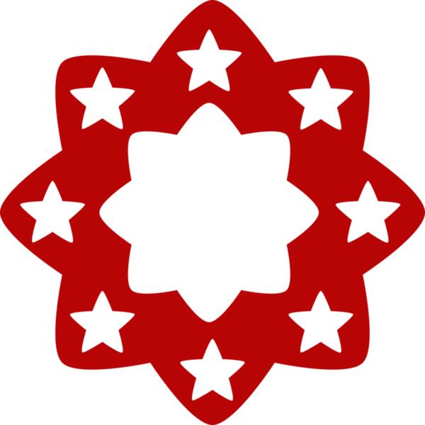 Patriotic Star Rosette Thumbnail